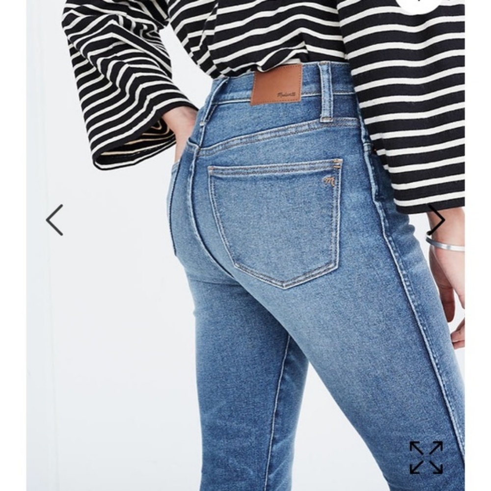 Madewell 10" High Rise Skinny Jeans Size 27 GUC